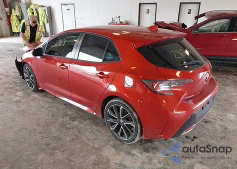 2019 Toyota Corolla Xse из США, поврежденный, VIN JTNK4RBE9K3038544